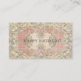 Cartão De Visita Tarjeta de cumpleaños