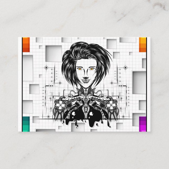 Cartão De Visita Tarjeta de visita (Frente)