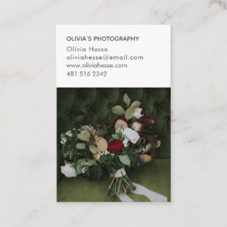 Cartão De Visita Tarjeta de visita para fotógrafo 7 Foto + Datos