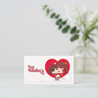 Cartão De Visita Tarjeta San Valentín