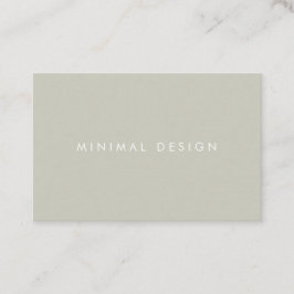 Cartão De Visita Tarjeta visita Minimal Grey & White BusinessCard