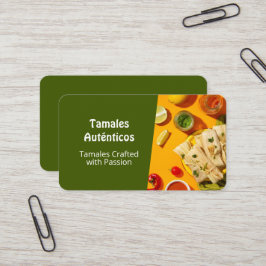 Cartão De Visita Tarjetas de Negocio Tamales