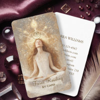 Tarot, Mulher Mística, Lua Dourada