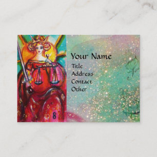 CARTÃO DE VISITA TAROTS DAS SOMBRAS PERDIDAS/JUSTIÇA