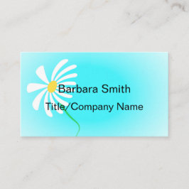 Cartão De Visita tartaruga-margarida e camiseta-branca