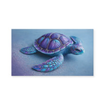 Tartaruga Marinha Fantasia em Azul e Roxo, Pacífic