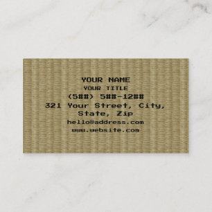 Cartão De Visita Tatami de 畳 com 8 bits