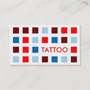 Cartão De Visita TATTOO (quadrados-mod)