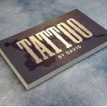 Cartão De Visita Tatuagem Compra Tattoo Gun Vintage Dourada Tipogra<br><div class="desc">Tatuagem Compra Tattoo Gun Vintage Cartões de visitas Dourados de Tipografia.</div>