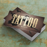 Cartão De Visita Tatuagem Comprada Tatuagem Arma Vintage Metálico D<br><div class="desc">Tatuagem Compra Tatuagem Gun Vintage Typografia Dourada Cartões de visitas Metálicos.</div>