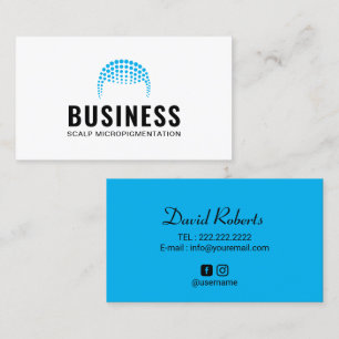 Cartão De Visita Tatuagem do cabelo profissional por micropigmentaç