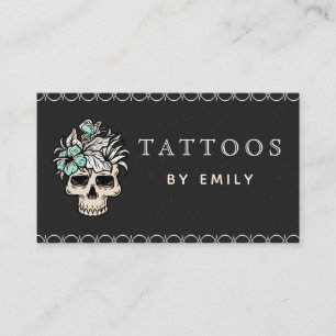 Cartão De Visita Tatuagens Pelo Seu Nome Trendência De Borboleta De