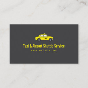 Cartão De Visita Taxi & Airport Shuttle Service