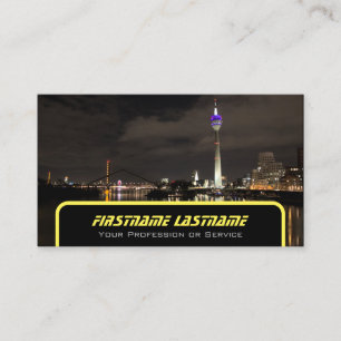 Cartão De Visita Taxi driver taxista amarelo táxi luz da cidade