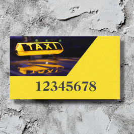 Cartão De Visita TAXI Visitenkarten