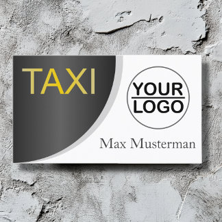 Cartão De Visita TAXI Visitenkarten mit LOGO