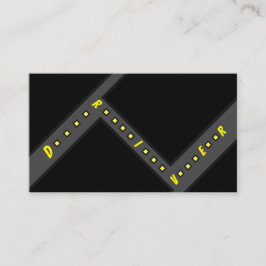 Cartão De Visita Taxista ou taxista navegador das ruas da cidade