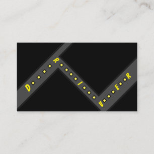 Cartão De Visita Taxista ou taxista navegador das ruas da cidade