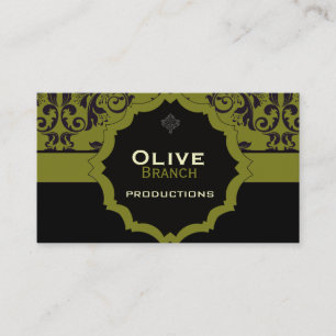 Cartão De Visita <TBA WINNER>Suco verde-oliva