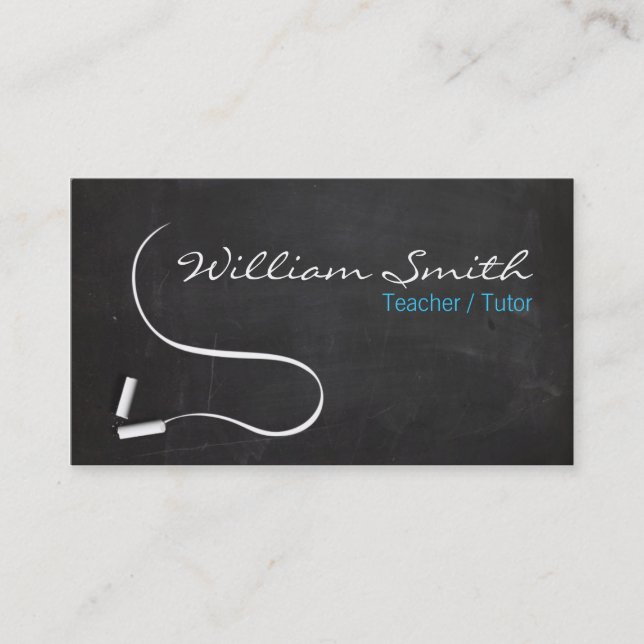 Cartão De Visita Teacher / Tutor Business card (Frente)