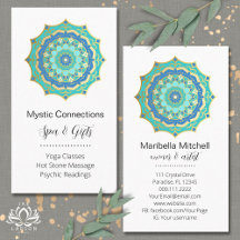 Teal Mandala Energy Healer Yoga Reiki Spa