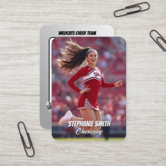 Cartão De Visita Team Spirit Cheerleader Trading Cards