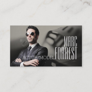 Cartão De Visita Teatro de Filmagem de Cabeçalho do Modelo de Atri