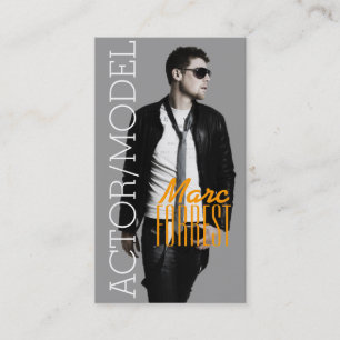 Cartão De Visita Teatro de Filmagem de Cabeçalho do Modelo de Atri