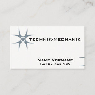 Cartão De Visita technik mechanik
