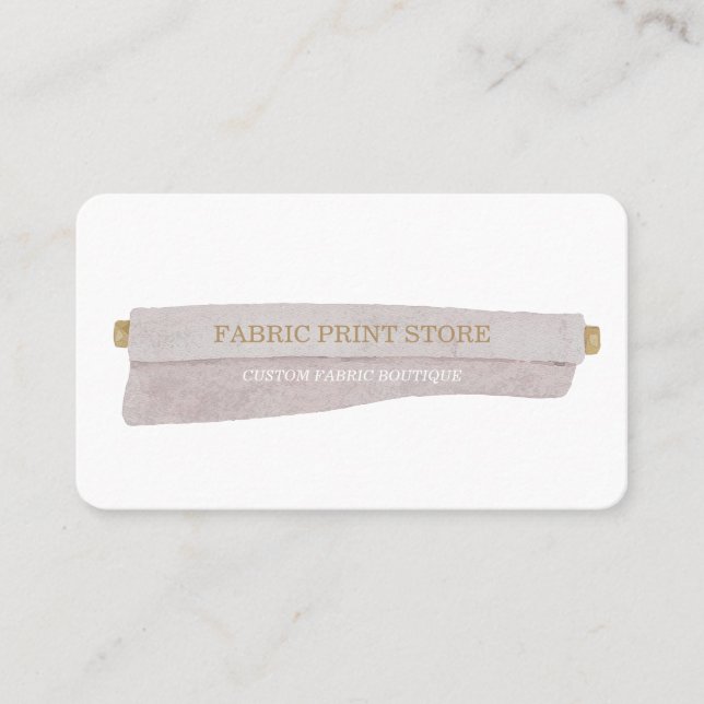 Cartão De Visita Tecido Personalizado De Alçador De Costura (Frente)