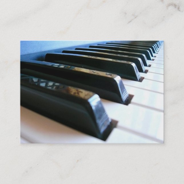 Cartão De Visita Teclado, mini foto (Frente)