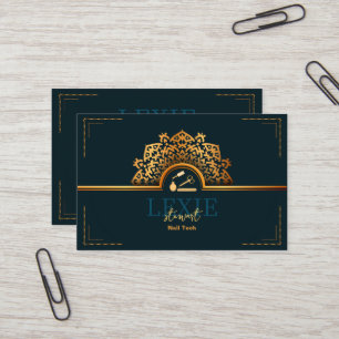 Cartão De Visita Técnica de Unhas Elegante e Sofisticada Lealdade