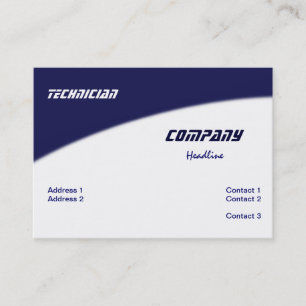 Cartão de visita técnico