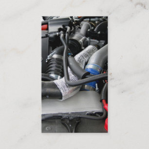 Cartão De Visita Técnico automotriz do mecânico das peças de