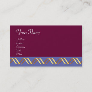 Cartão De Visita TÉCNICO - Pistas Douradas INFINITAS A Azul