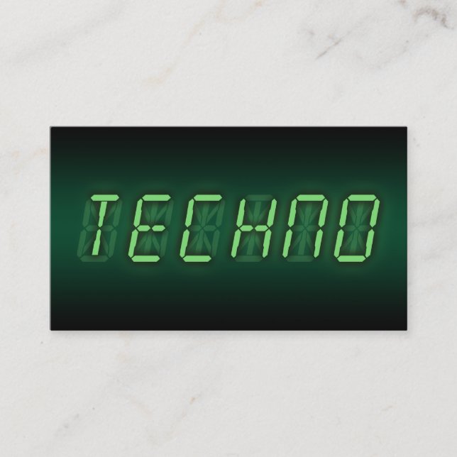 Cartão De Visita tecnologia digital (Frente)