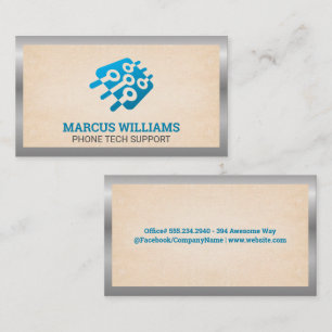 Cartão De Visita Tecnologia   Microchip   Fronteira