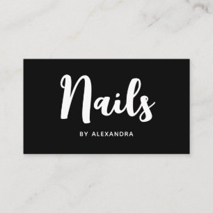 Cartão De Visita Tecnologia Nail Artista Tech Artist QR Code Social