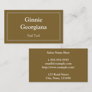 Cartão De Visita Tecnologia Nail Simples e Personalizável