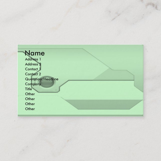 Cartão De Visita Tecnologia-Negócio-Cartão (Frente)