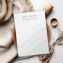 Tela abstrato Black White Waves Colar Banda