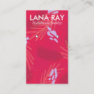 Cartão De Visita Tela Botânica Moderna