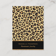 Tela Chic Leopard Print Pattern Jewelry Earring