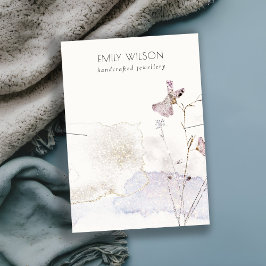 Cartão De Visita Tela de Banda do Colar das Flores Presas da Lumino