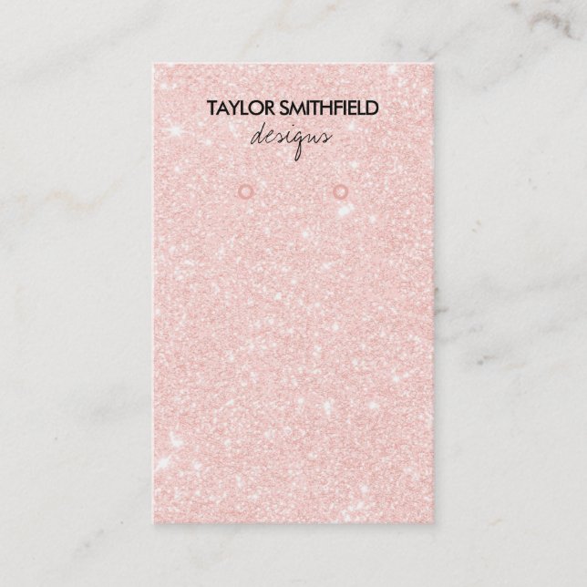 Cartão De Visita Tela de brilho de falso (Frente)