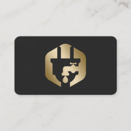 Cartão De Visita Tela de canalizador e eletricista de verificação Q