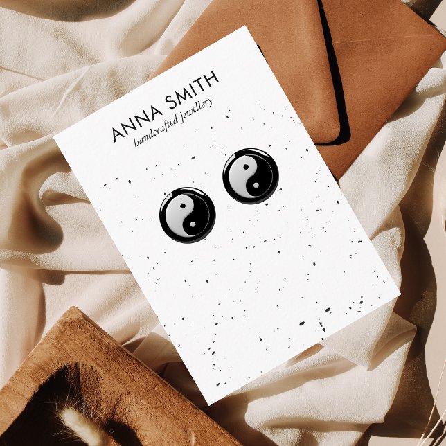 Cartão De Visita Tela de Enrelaçamento do Marble Kraft Stone Terraz (Criador carregado)