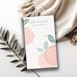 Cartão De Visita Tela de Fruta de Pêssego de Corte