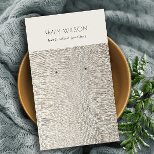 Cartão De Visita Tela de Gravação de Folha de Prata