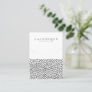 Cartão De Visita Tela de Joias   BOLINHAS   Abstração 